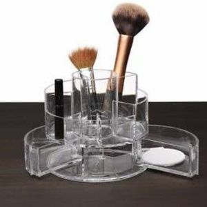Clear make up organizer